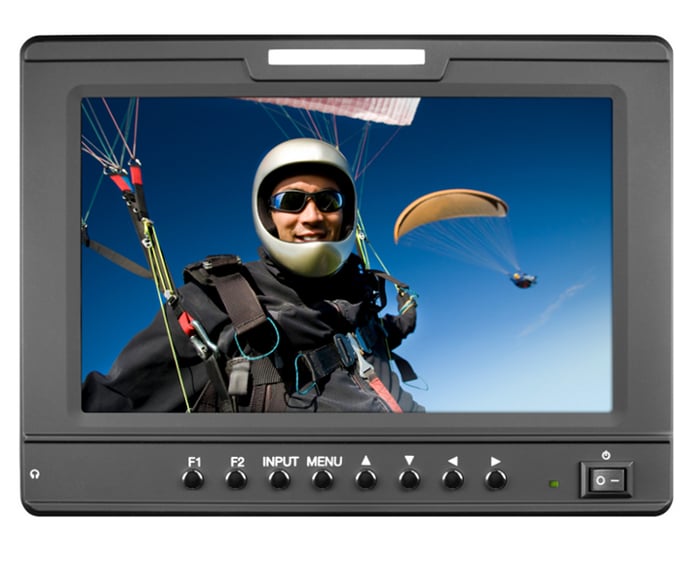 Marshall Electronics V-LCD70-AFHD 7" LCD High Resolution Camera-Top Monitor With 3GSDI, HDMI, Composite, Component Inputs