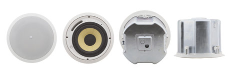 Kramer Yarden 8-CH Pair of 8", 2-Way Closed-Back Ceiling Speaker, White YARDEN-8-CH-W