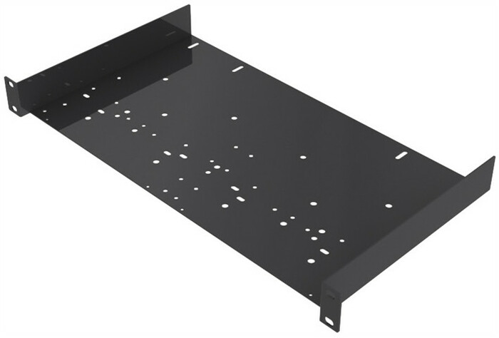Gator Cases Rackworks GRW-SHELF1UNI 1RU Open Utility Rack Shelf with Universal Hole Pattern GRW-SHELF1UNI