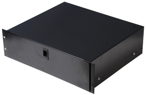 Gator Cases Rackworks GRW-DRW4 4RU Lockable Rack Drawer with 14.2" Depth GRW-DRW4