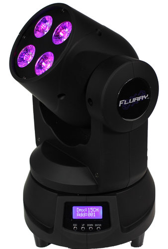 Blizzard Lighting Flurry EXA Mini Moving Head Wash, RGBAWUV FLURRY-EXA