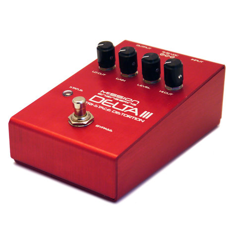 Mission Engineering Inc Delta III Tri-Stage All-Analog Distortion Pedal with Digital Bypass DELTA-III