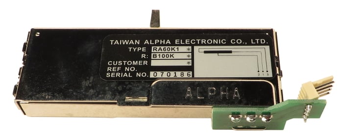 Allen & Heath 003-144X Channel Fader Assembly with PCB for XONE:92 003-144X