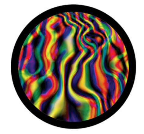 Rosco Laboratories 86731 Colored Bands Glass Gobo 86731