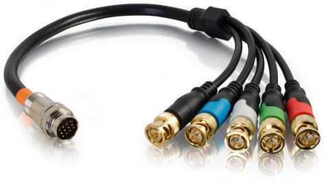 Cables To Go 60099 1.5' RapidRun to 5-BNC RGBHV Flying Lead 60099