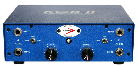 A-Designs KGB-II 2-Channel Instrument Pre-Amp KGB-II