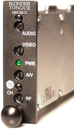 Blonder-Tongue MICM-45C 45 dBmV Channelized A/V Modulator MICM-45C