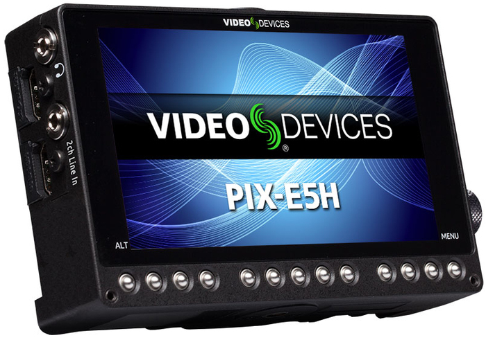 Sound Devices PIX-E5H 5" 1920 X1080p 441 Ppi Portable Recording Field Monitor With HDMI