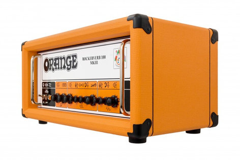 Orange RK100HTC-MKIII Rockerverb 100H MKIII 2-Channel 100W Tube Guitar Amplifier Head With Switchable Output Power