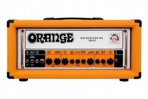 Orange RK100HTC-MKIII Rockerverb 100H MKIII 2-Channel 100W Tube Guitar Amplifier Head With Switchable Output Power