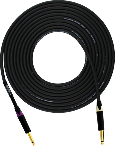 Pro Co EVLLCN-15 15' Evolution Series 1/4" TS Directional Instrument Cable