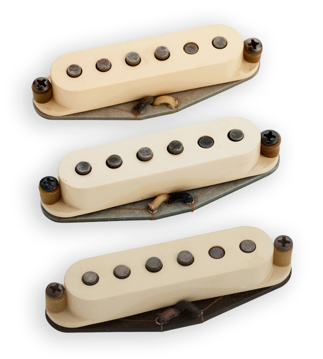 Seymour Duncan 11028-08 Antiquity II Series Surfer Single-Coil Stratocaster Pickups, Set Of 3
