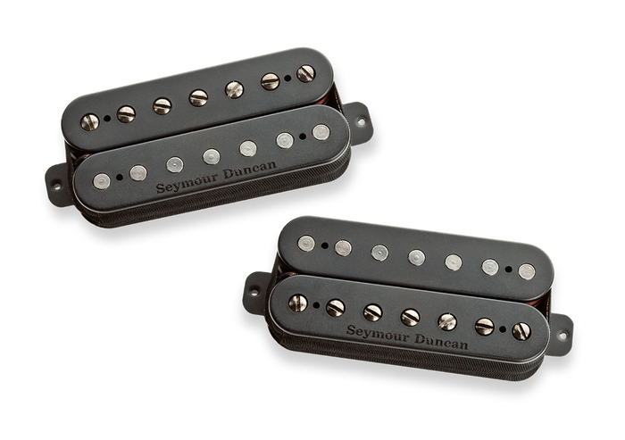 Seymour Duncan Nazgûl-Sentient 7-String Bridge and Neck Humbucking Pickups in Black, Set of 2 11108-96-B7