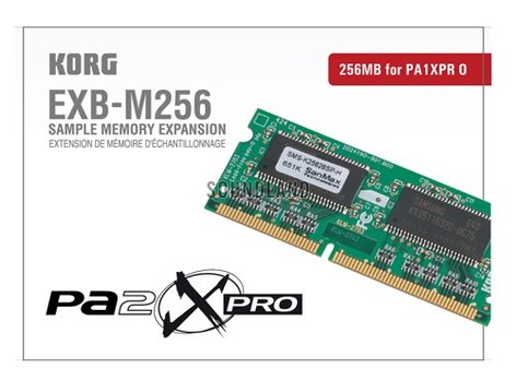 Korg EXBM256 256MB Sample Memory Expansion For Pa2XPro