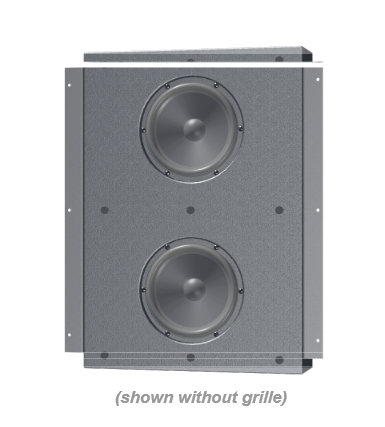 Innovox Audio Micro-Sub 2x6 iw 2x6" In-Wall, Compact Subwoofer MICRO-SUB-2X6-IW