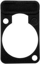 Neutrik DSS-BLACK Black Lettering Plate For D Connectors