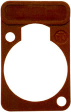 Neutrik DSS-BROWN Brown Lettering Plate For D Connectors