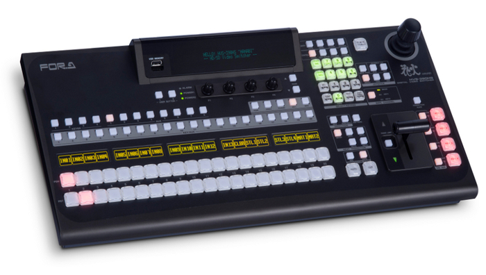 FOR-A Corporation HVS-390HS 2M/E Type C 28 Button HD-SD Video Switcher Package HVS-390HS-2M/E-C
