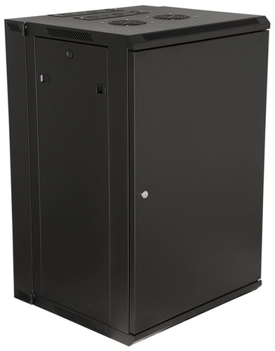Gator Cases Rackworks GRW2018508 18RU 21"D Sectional Wall Rack with Steel Door GRW2018508