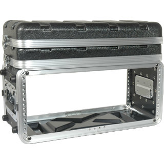 Grundorf ABS-WR0408B 4RU, 8.25" Deep ABS Series Wireless Rack