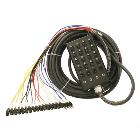 RapcoHorizon Music P24X8-200F 200 ft 24x8 Pro Series Snake with XLR Returns on Fan P24X8-200F