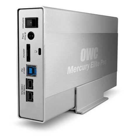 OWC OWCME3QH7T4.0 Mercury Elite Pro 4.0TB 7200RPM USB 3.0/FireWire 800/eSATA External Hard Drive, 64MB Cache