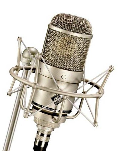 Neumann M 147 Tube Large Diaphragm Condenser Tube Microphone in Satin Nickel Finish M147-TUBE