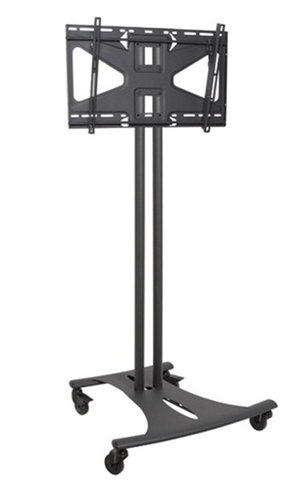 Premier Mounts EBC72B-MS2 Mobile Cart with 72" Dual Poles and Tilting Mount for Flat-Panels EBC72B-MS2