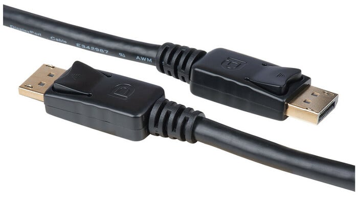 Liberty AV E-DPM-M-10F DisplayPort Molded AWM Interconnection Cable, 10 Ft