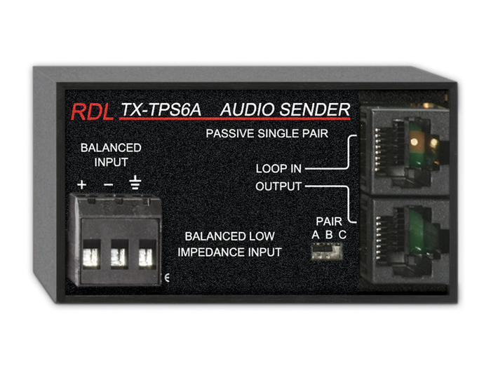 Radio Design Labs TX-TPS6A Passive Single-Pair Sender TX-TPS6A