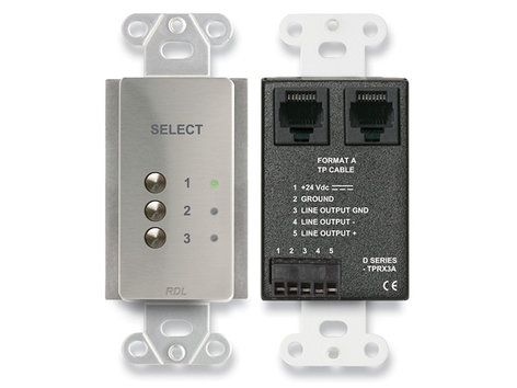 Radio Design Labs DS-TPRX3A 3 Input Format-A Source Select DS-TPRX3A