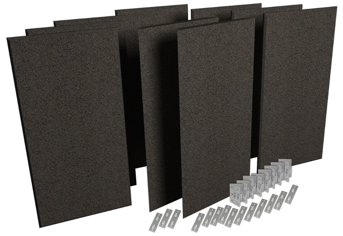 Auralex ProPanel ProKit-1 Acoustic Panel Room Treatment System in Obsidian PPK1-OBS