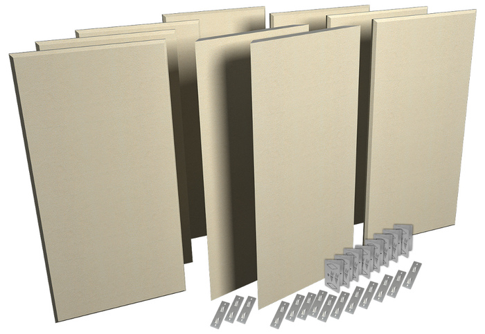 Auralex ProPanel ProKit-1 Acoustic Panel Room Treatment System in Sandstone PPK1-SST