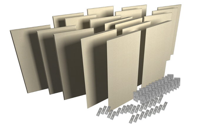 Auralex ProPanel ProKit-2 Acoustic Panel Room Treatment System in Sandstone PPK2-SST