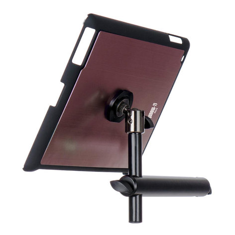 On-Stage Stands TCM9160M Snap-On iPad Microphone Stand Mount with u-mount in Mauve TCM9160M