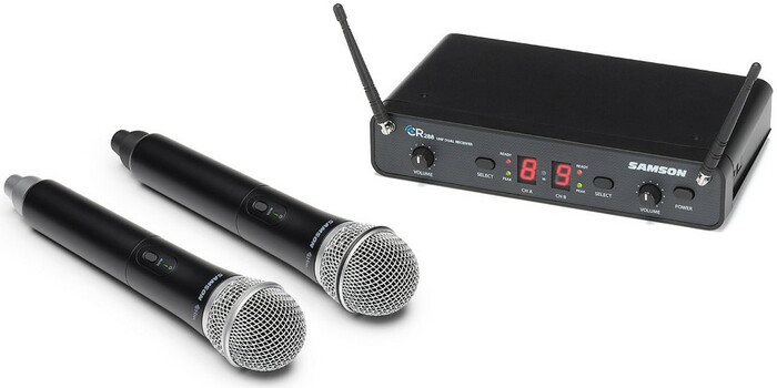 Samson SWC288HQ6-H Concert 288 Dual Handheld Wireless System With 2 Q6 Microphones