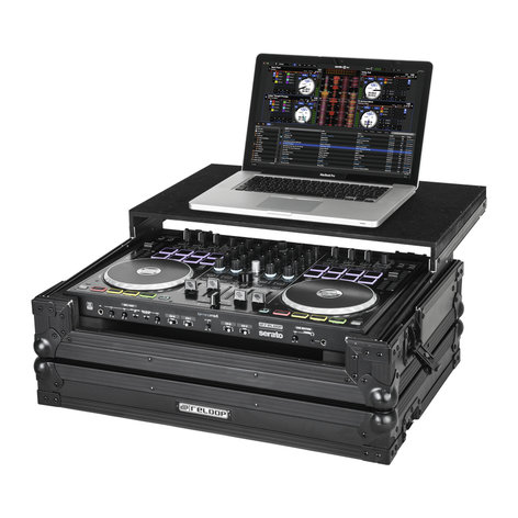 Reloop Terminal 8 Case Flight Case with Laptop Tray TM8-CASE