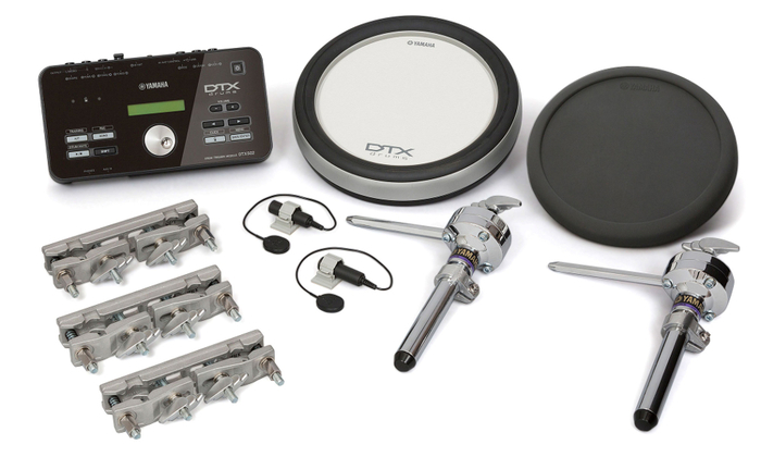 Yamaha DTXHP587 Electronic Drum Hybrid Pack with (2) Drum Pads and (2) Acoustic Drum Triggers DTXHP587