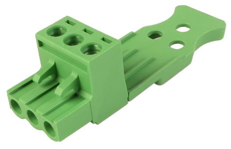 QSC CO-000198-00-1 3-pin Single Phoenix Connector CO-000198-00-1
