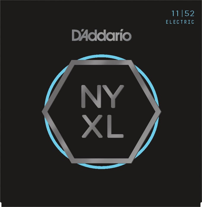 D`Addario NYXL1152 NYXL Series Nickel Wound Medium Top/Heavy Bottom Guitar Strings, 11-52 NYXL1152