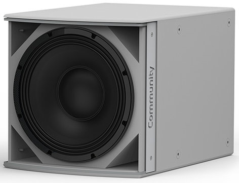 Biamp Community IS6-112W 12" Passive Subwoofer 700W, White