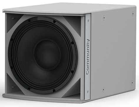 Biamp Community IS8-112W 12" Passive Subwoofer 1000W, White
