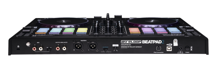 Reloop BEATPAD-2 BeatPad 2 2-Deck DJ Controller With 16 RGB-Backlit Drum Pads