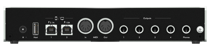 iConnectivity IC-AUDIO4 IConnectAUDIO4+ 4x4 USB Audio/MIDI Interface With Multi-Host Connectivity
