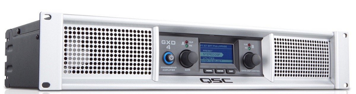 QSC GXD4 1600 Watt Peak 2-Channel Power Amplifier with DSP GXD4