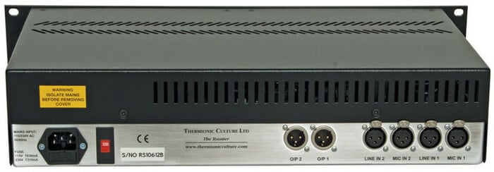 Thermionic Culture ROOSTER-2 The Rooster 2 2-Channel Microphone Preamp/DI/EQ