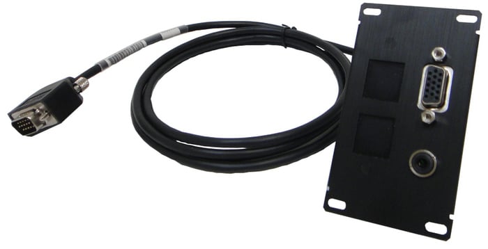 Altinex CNK-IP-111 VGA Female To Male Insert Plate For Cable Nook Jr With 6 Ft Pass Thru Cable