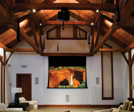 Draper Shade and Screen 140039 137" 16:10 Access/Series V Electric Projection Screen 140039