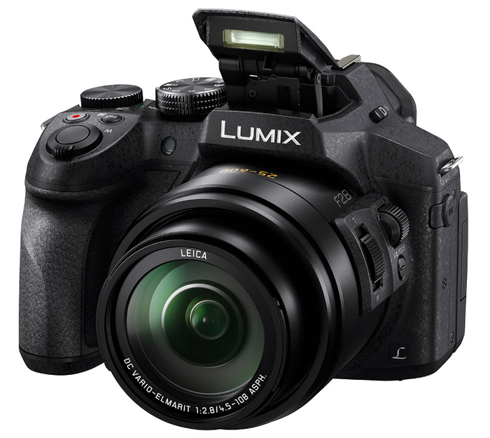 Panasonic DMC-FZ300K 12.1MP LUMIX FZ300 4K 24X F2.8 Long Zoom Digital Camera