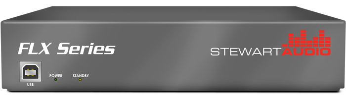 Stewart Audio FLX80-4-CV 4-Channel DSP-Enabled Rackmountable Amplifier, 4 X 80W @ 70/100V